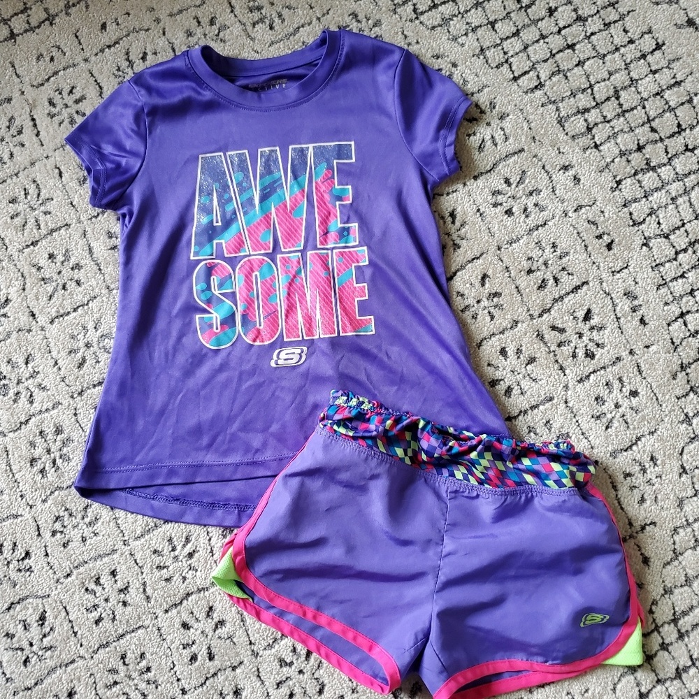 Sketchers girls activewear sz 5/6 6